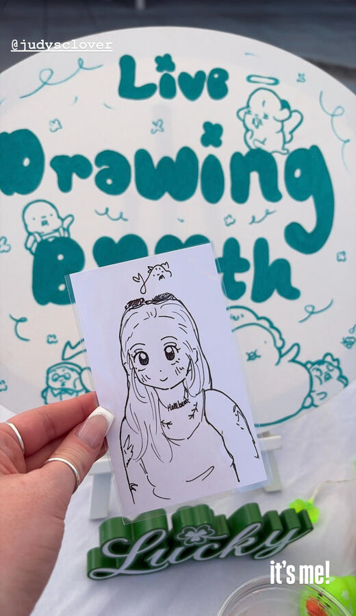 drawing of a customer drawing of a customer